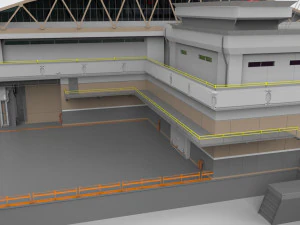 Sci-fi architecture 2 3D Model