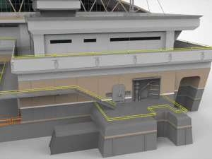 Sci-fi architecture 2 3D Model