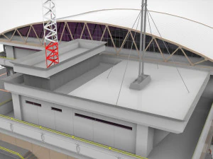 Sci-fi architecture 2 3D Model