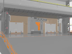 Sci-fi architecture 2 3D Model