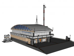 Sci-fi architecture 2 3D Model