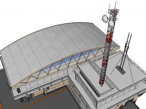 Sci-fi architecture 2 3D Model