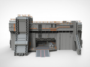 Sci-fi architecture 5 3D मॉडल