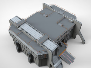 Sci-fi architecture 5 3D मॉडल