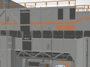 Sci-fi architecture 5 3D मॉडल