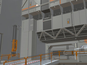 Sci-fi architecture 5 3D मॉडल