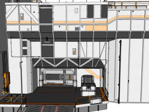 Sci-fi architecture 5 3D Model
