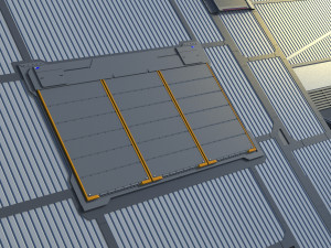 Sci-fi hangar 3D मॉडल