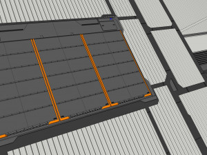 Sci-fi hangar 3D मॉडल