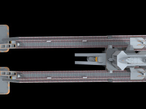 Scifi radar tower 3D मॉडल