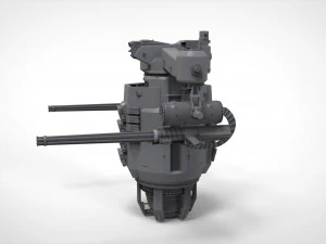 Sci-fi turret 5 3D Model