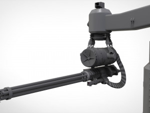 Sci-fi turret 5 3D Model