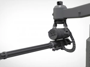 Sci-fi turret 5 3D Model