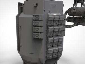 Sci-fi turret 5 3D Model