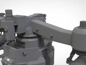 Sci-fi turret 5 3D Model