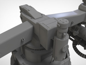 Sci-fi turret 5 3D Model
