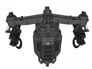 Sci-fi turret 5 3D Model