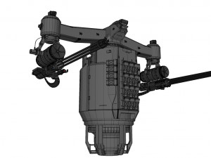 Sci-fi turret 5 3D Model