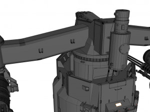 Sci-fi turret 5 3D Model