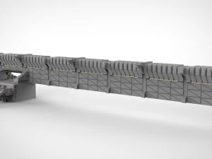 Sci-fi wall 1 3D Model