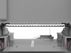 Sci-fi wall 1 3D Model