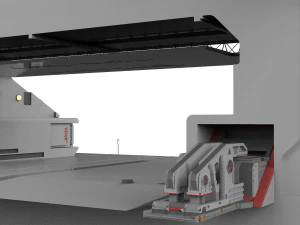 Sci-fi wall 1 3D Model