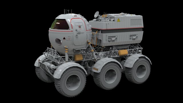 Star cops moon rover 3D मॉडल .c4d .max .obj .3ds .fbx .stl .blend 