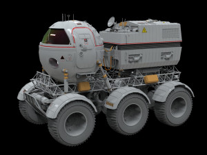 Star cops moon rover 3D मॉडल