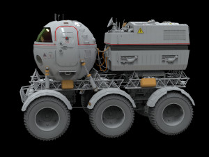 Star cops moon rover 3D मॉडल