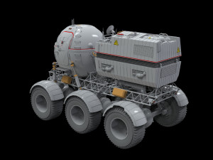 Star cops moon rover 3D मॉडल