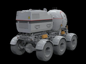 Il rover lunare di Star Cops Modello 3D