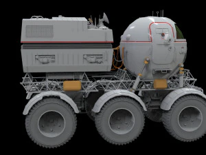 Il rover lunare di Star Cops Modello 3D