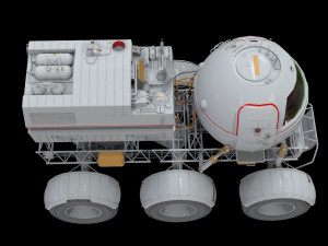 Star cops moon rover 3D मॉडल