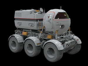 Il rover lunare di Star Cops Modello 3D