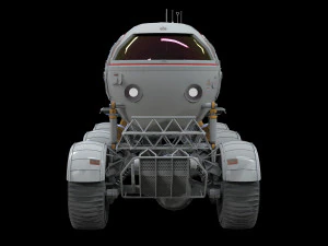 Il rover lunare di Star Cops Modello 3D