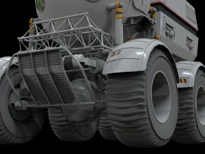 Il rover lunare di Star Cops Modello 3D