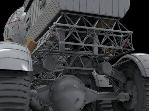 Star cops moon rover 3D मॉडल