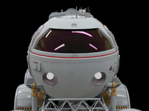 Il rover lunare di Star Cops Modello 3D