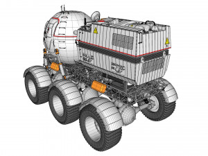 Star cops moon rover 3D मॉडल