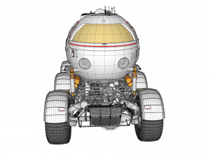 Star cops moon rover 3D मॉडल