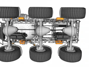Il rover lunare di Star Cops Modello 3D