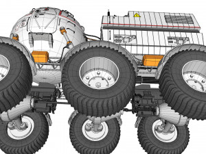 Star cops moon rover 3D मॉडल