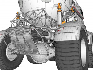 Star cops moon rover 3D मॉडल