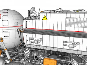 Il rover lunare di Star Cops Modello 3D