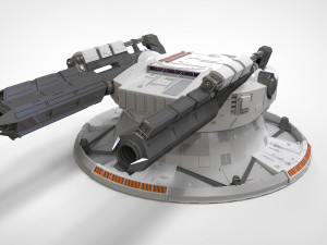 Starship troopers cannon 3D Model