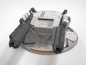 Starship troopers cannon 3D मॉडल