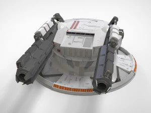 Starship troopers cannon 3D Model