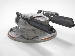 Starship troopers cannon 3D मॉडल