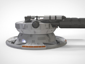Starship troopers cannon 3D मॉडल