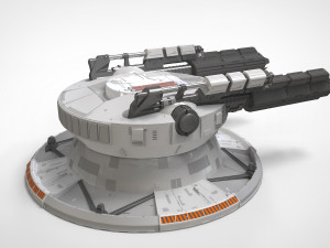 Starship troopers cannon 3D मॉडल